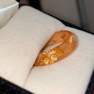 Gold Foil Resin Ring